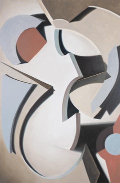 Jasper Hagenaar, Composition nr4, oil on canvas (figurative, abstract, painting)