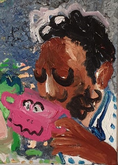 Tanja Ritterbex, Familytime, 2019 (portrait, family, painting)