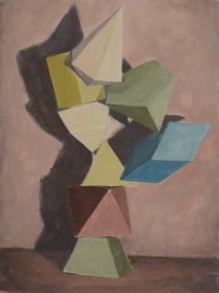 Jasper Hagenaar, possible sculpture 1, 2016 (blocks, abstract, painting)