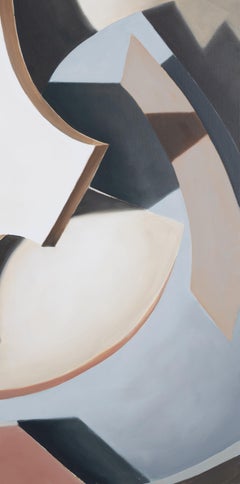 Jasper Hagenaar, Composition nr5, oil on canvas (figurative, abstract, painting)