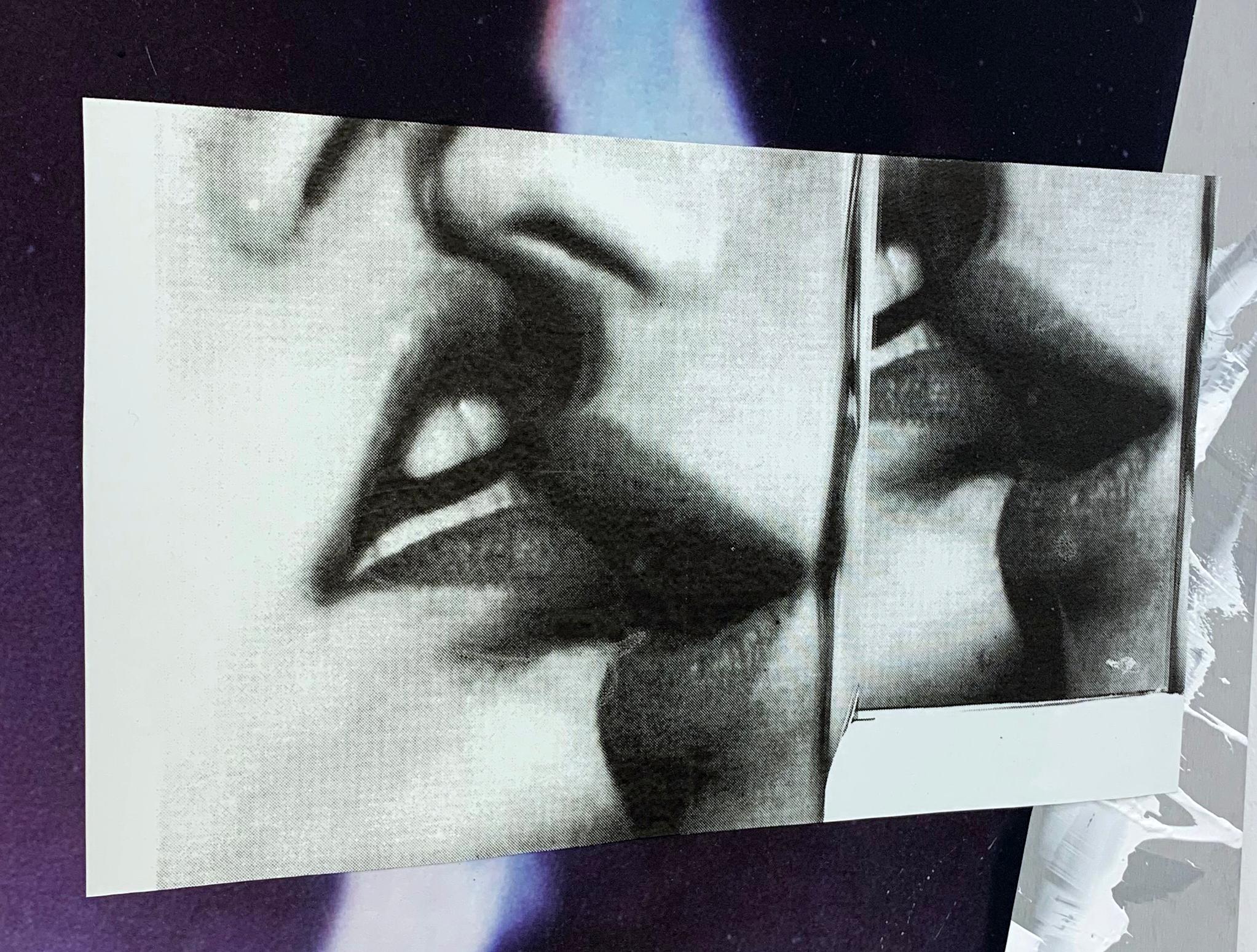 Hannah Perry,  Untitled (aluminium, collage, painting, screen print, kissing) For Sale 1