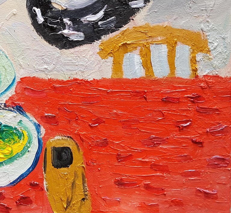 Tanja Ritterbex - Tanja Ritterbex, Lunch with Moon light, oil painting ...