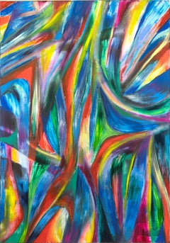 Jan Pleitner, Untitled (Abstract oil painting)