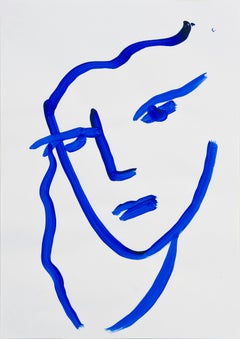 Marliz Frencken (a portrait in blue)