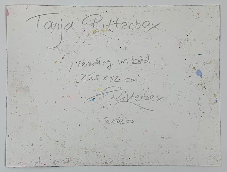 Tanja Ritterbex - Tanja Ritterbex (self-portrait reading in bed) For ...