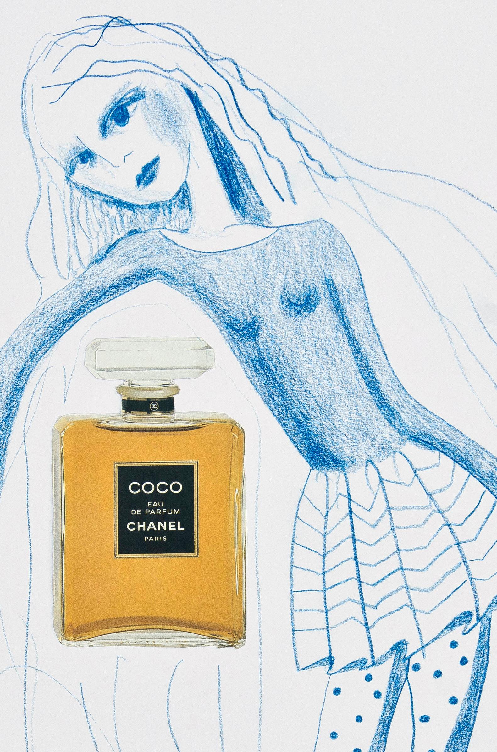 Chanel Drawing 9 For Sale On 1stdibs Chanel Illustration Chanel Sketch Chanel Drawings