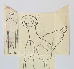 Isheanesu Dondo (Mood drawing with a black marker on a cigarette pack)