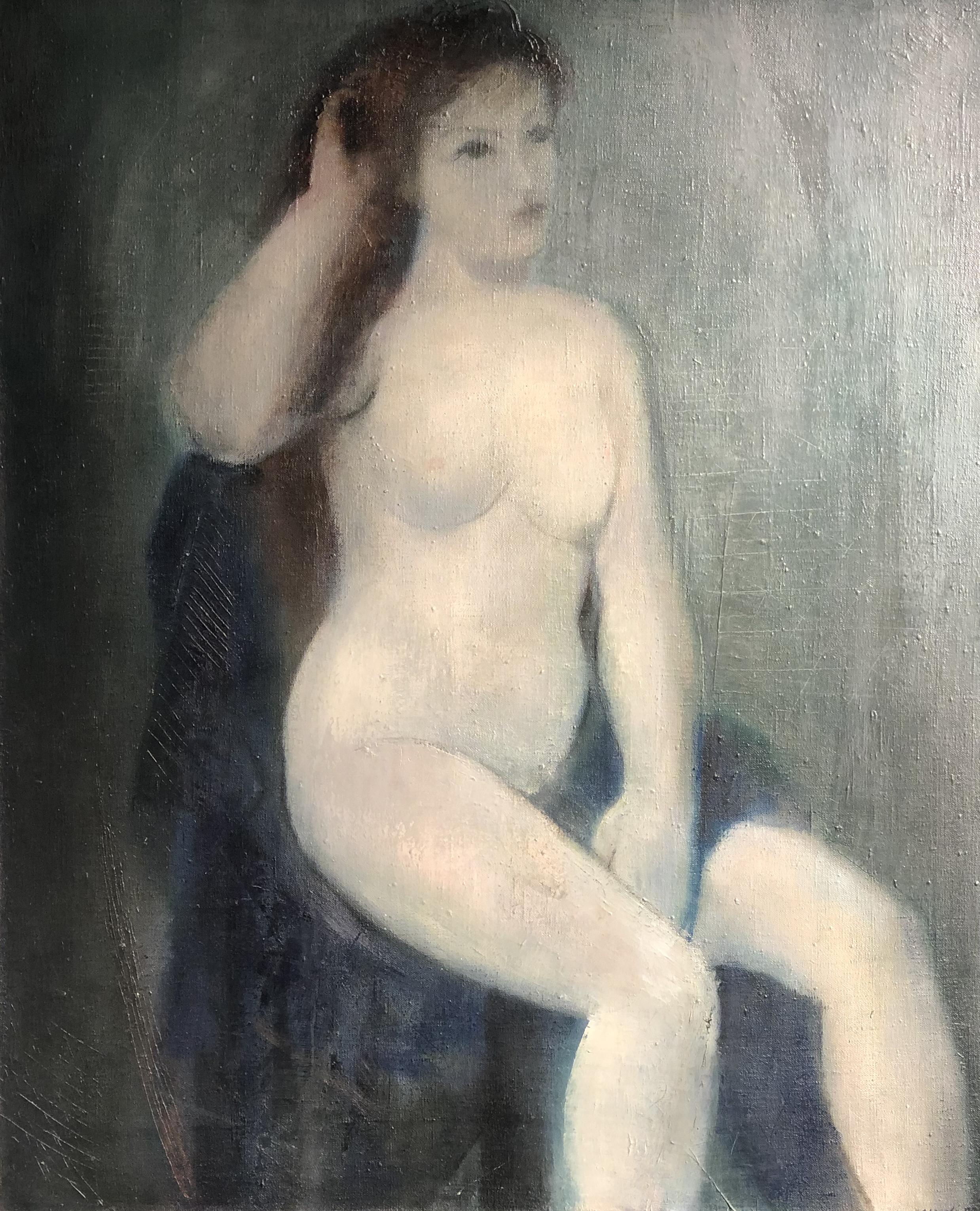 Miroslav Hanak Nude Painting - Toeleta