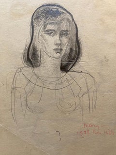 Modernist Portrait of "Mary, Beverly Hills, 1938" by the Russian-American Master