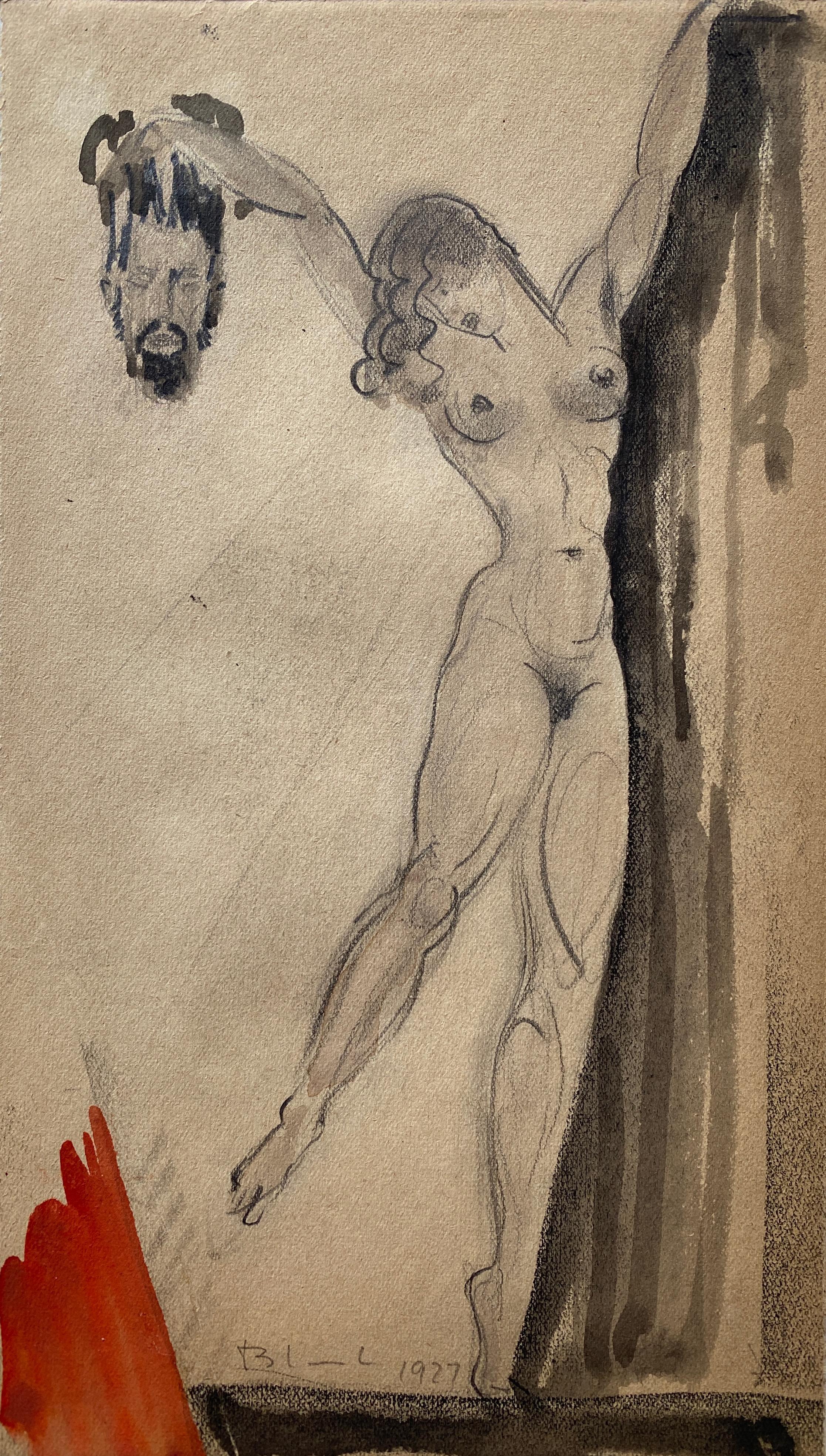 Boris Lovet-Lorski Nude - Salome Performing the Dance of the Seven Veils. 1927.