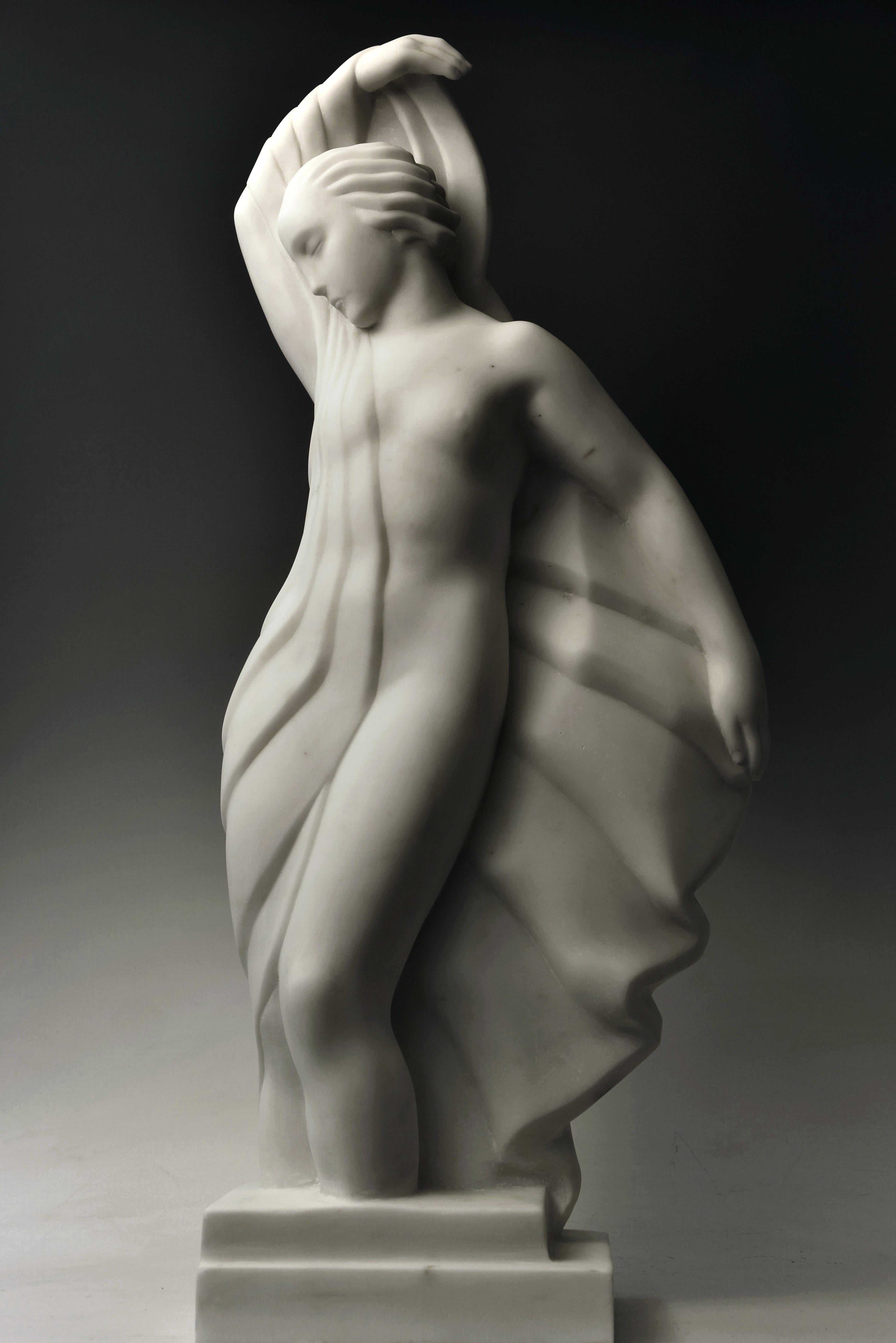 Marcel Renard Nude Sculpture - La Naissance de Venus (The Birth of Venus), 1926