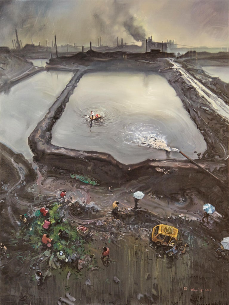 Zhou Jinhua - Zhou Jinhua - Dark Age No. 1, 2009 For Sale at 1stDibs