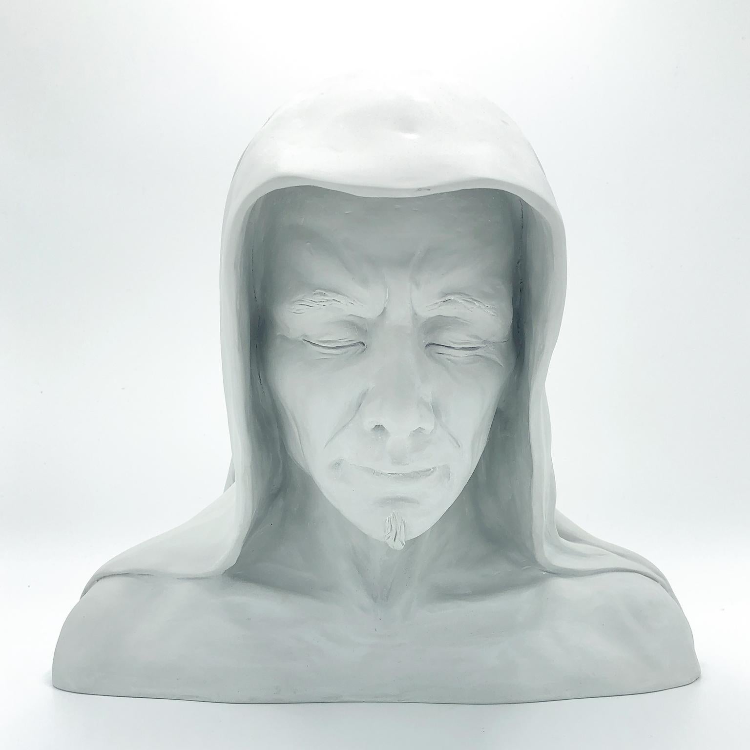 Ann Dierckx Figurative Sculpture - Male Marble Resin Hyper Realist Sculpture - FX 4