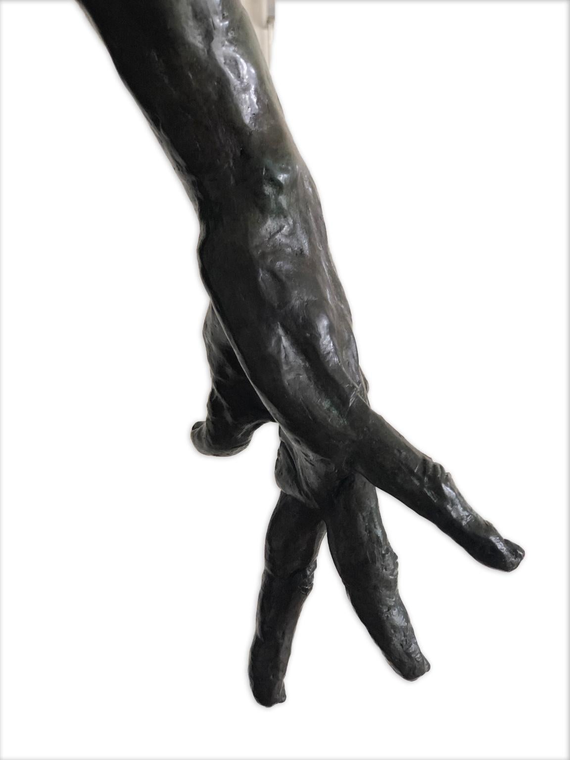 Nude Female Figurative Bronze Contemporary Sculpture: I Spirit For Sale 4