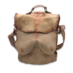 Nude Female Figurative Latex Contemporary Object - Breast Bag II