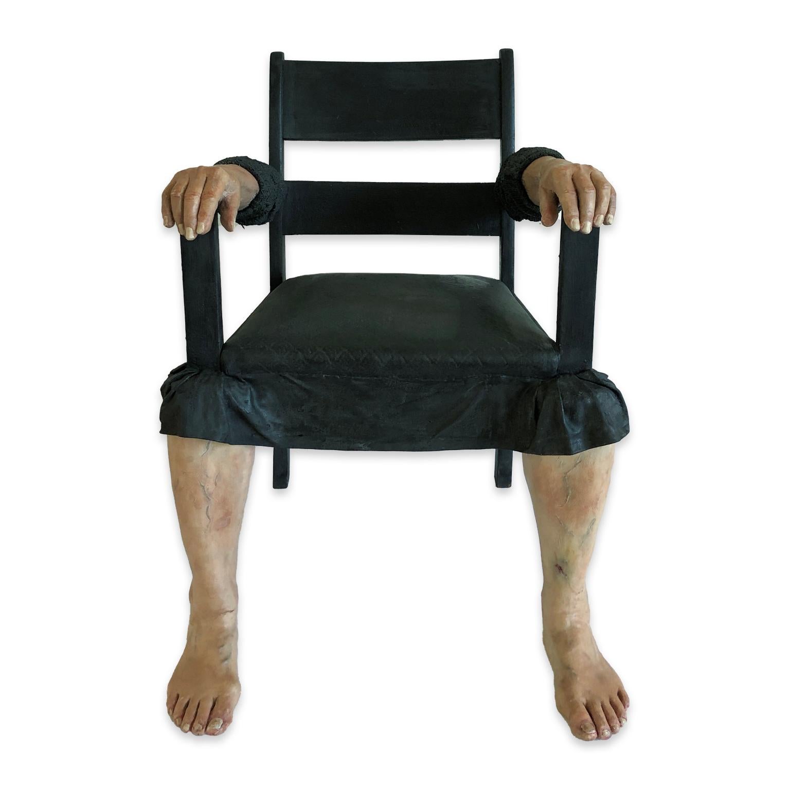 Miriam Meulepas Figurative Sculpture - Figurative Contemporary Object - Chair with legs