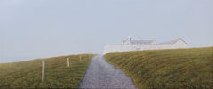 Galley Head Lighthouse - Contemporary Hyper Realist Landscape Acrylic Painting