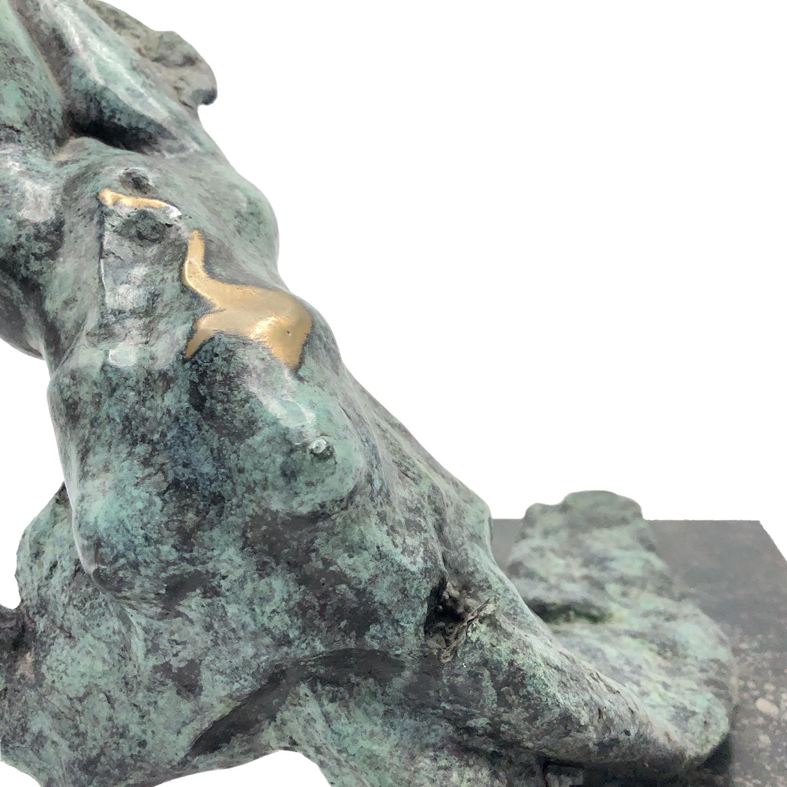 Nude Female Figurative Bronze Contemporary Sculpture: Innocenza Perduta For Sale 1
