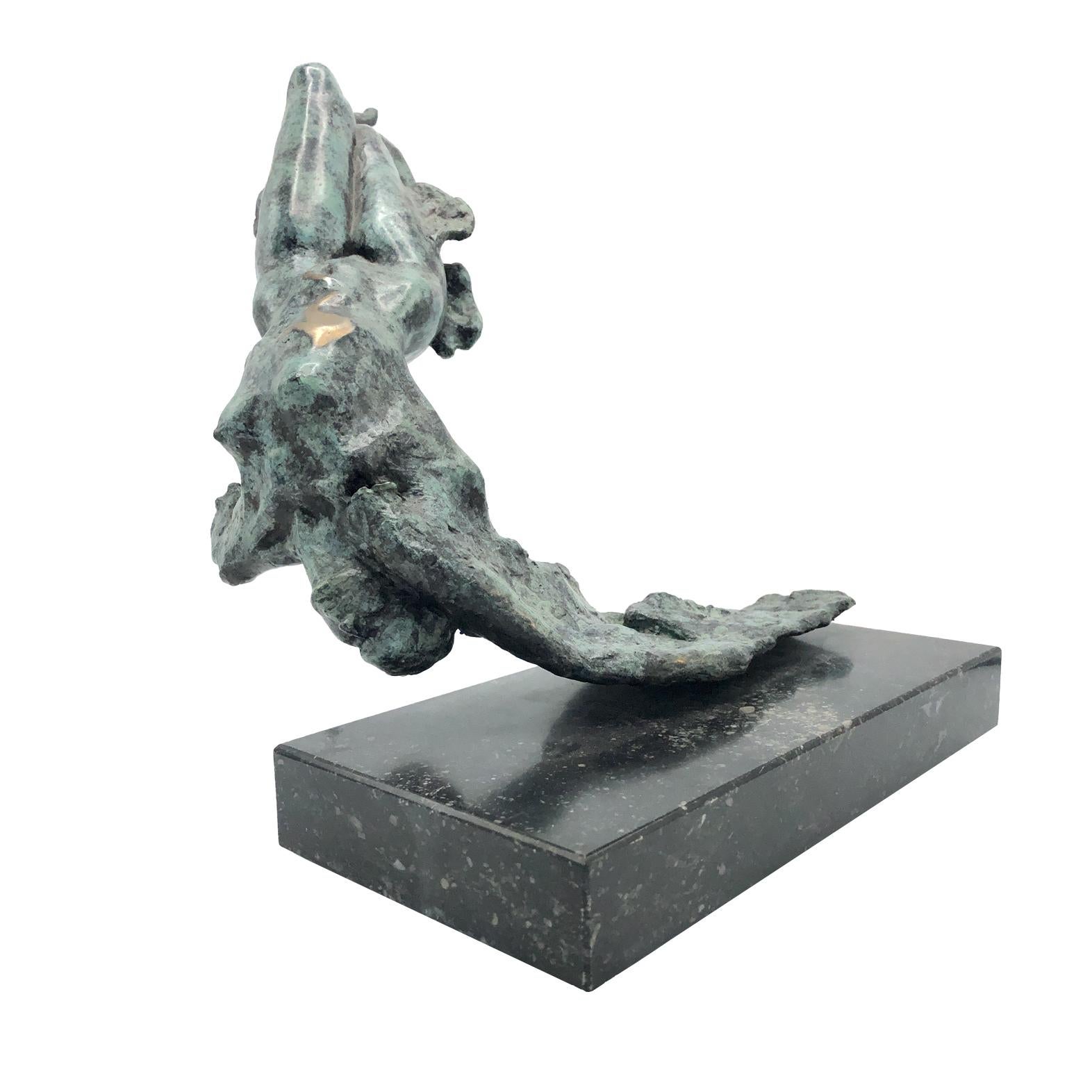Godfried Dols Figurative Sculpture - Nude Female Figurative Bronze Contemporary Sculpture: Innocenza Perduta