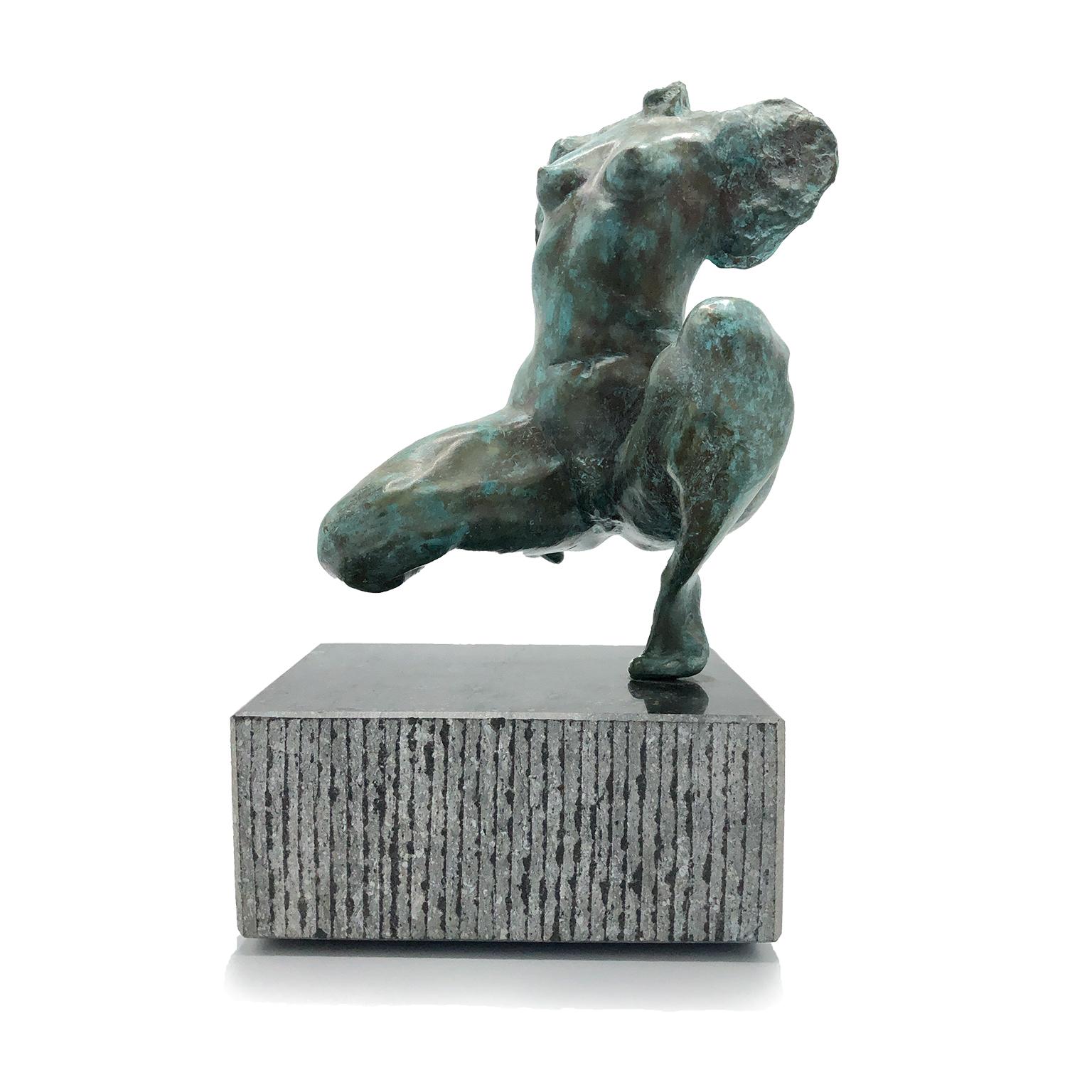 Godfried Dols Nude Sculpture - Nude Female Figurative Bronze Contemporary Sculpture: Nascita di un Angelo