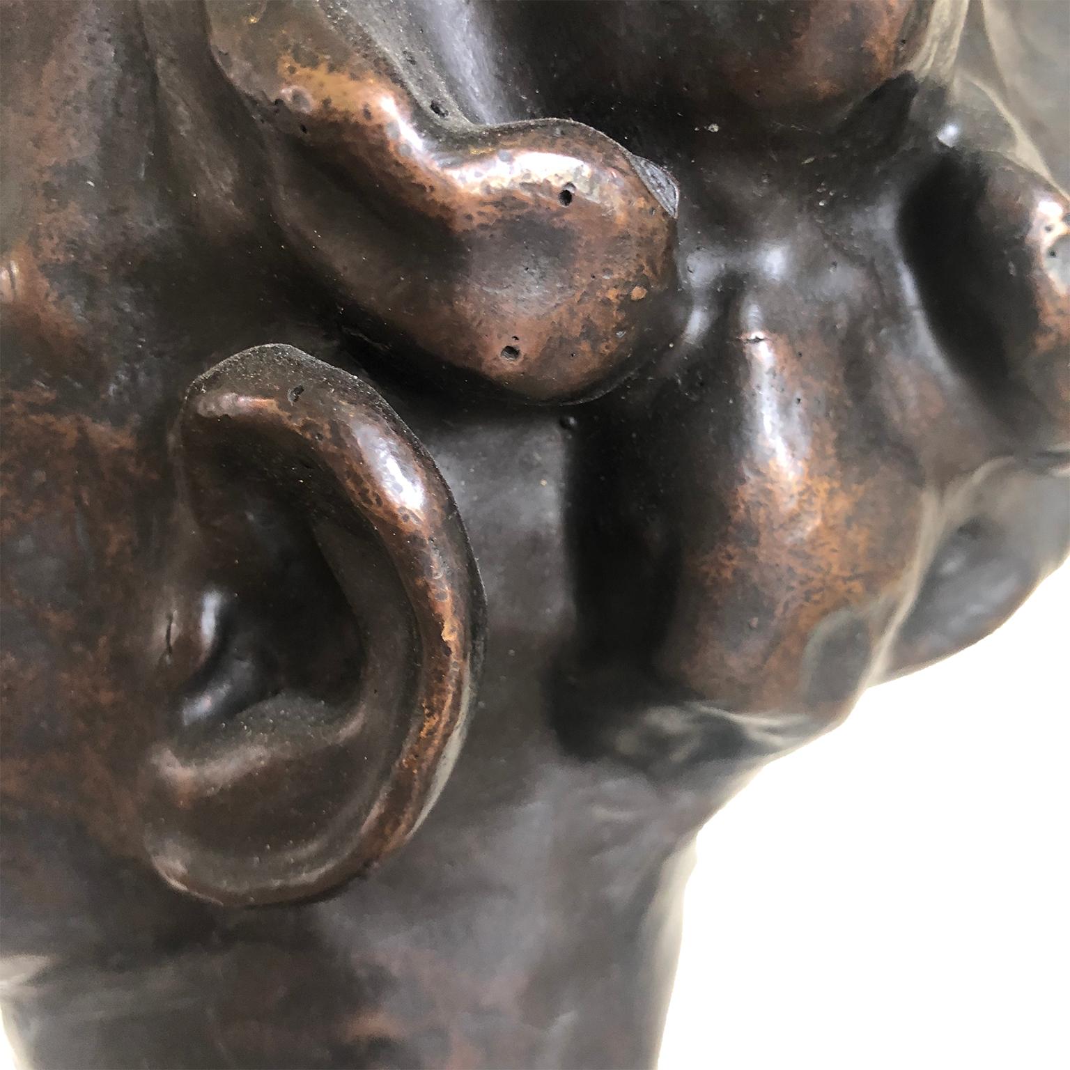 Figurative Bronze Contemporary Sculpture: IL Giovane Cesare For Sale 2