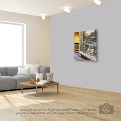 Contemporary Hyper Realist Cityscape: Boekhandel Leliegracht (Amsterdam)