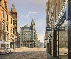 Contemporary Hyper Realist Cityscape: Leidsegracht-Keizersgracht (Amsterdam)