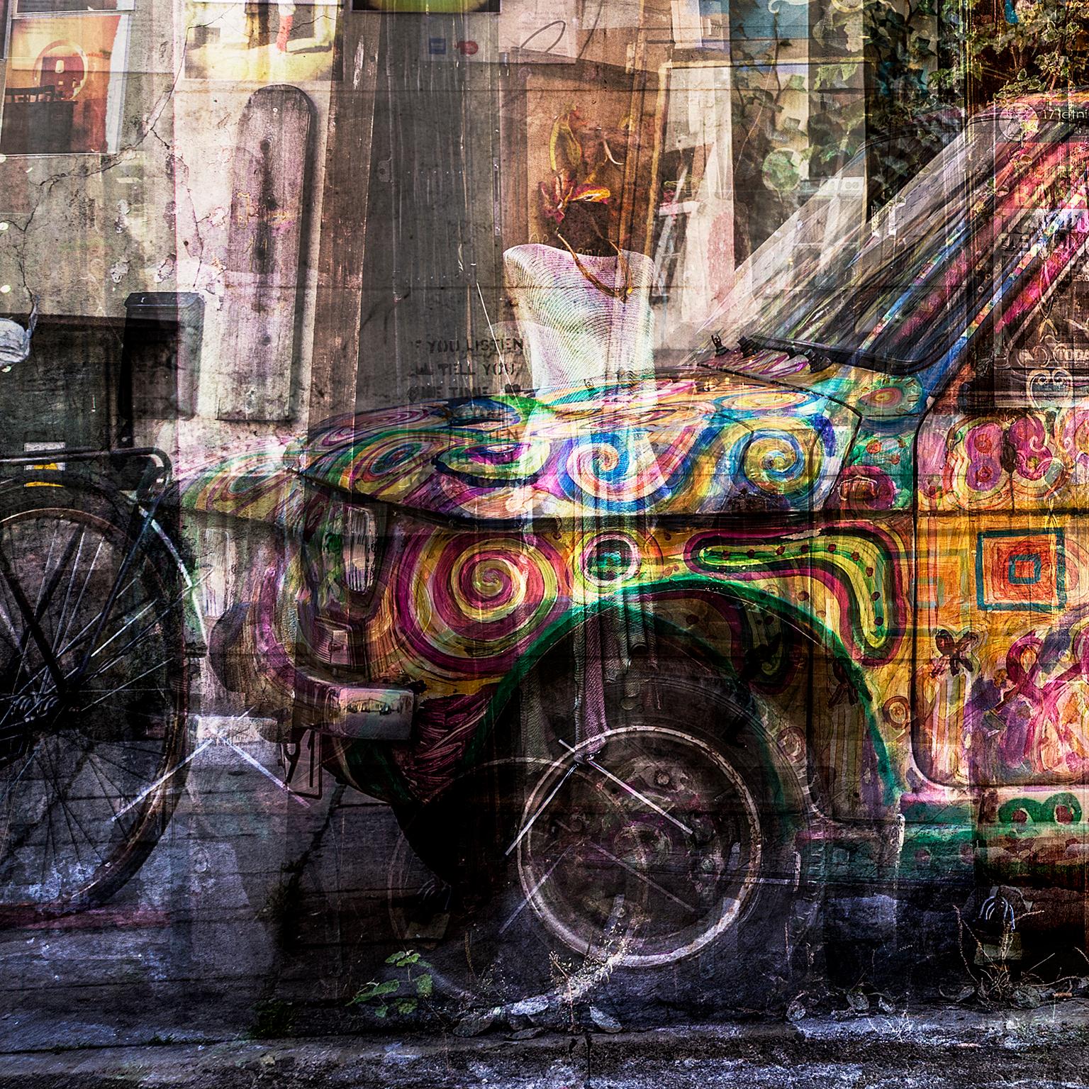 Contemporary Color Urban Photography : Used car in Krakow For Sale 1