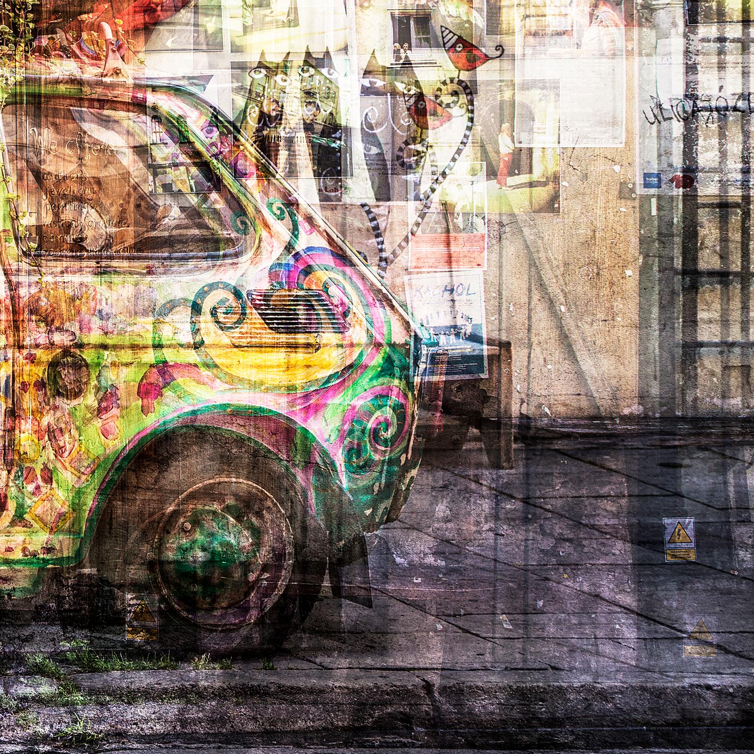 Contemporary Color Urban Photography : Used car in Krakow For Sale 2