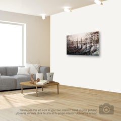 Contemporary Color Urban Photography : Gondolas in Venice