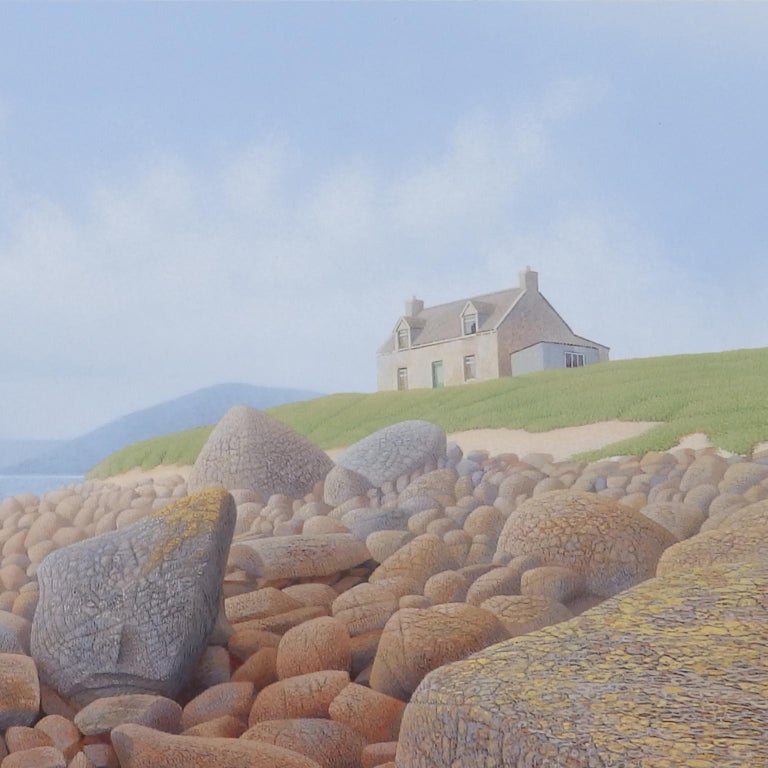 Reinder Ourensma Oilean Acla Contemporary Hyper Realist Landscape Acrylic Painting For Sale At 1stdibs