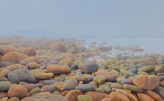 Atlantic at Fál Mór - Contemporary Hyper Realist Landscape Acrylic Painting