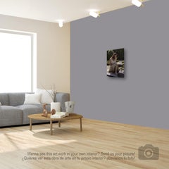 Contemporary Hyper Realist Acrylic Painting: The Forever Search