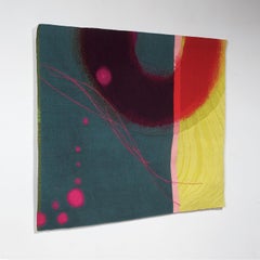 Drift, Jo Barker, Contemporary Abstract Tapestry, Colorful Textile