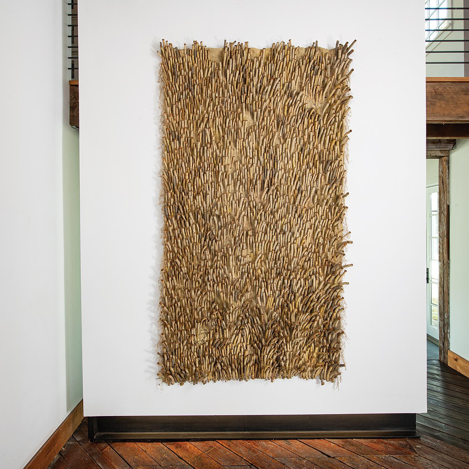 Exotica Series, Abstract Woven Tapestry, Textile Sculpture