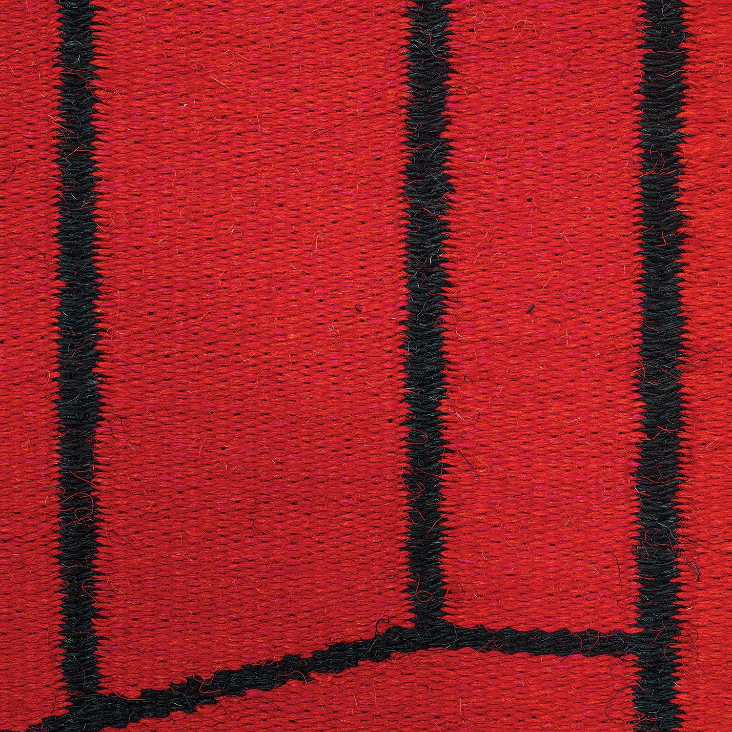 sisal rouge vif, tapisserie de lin