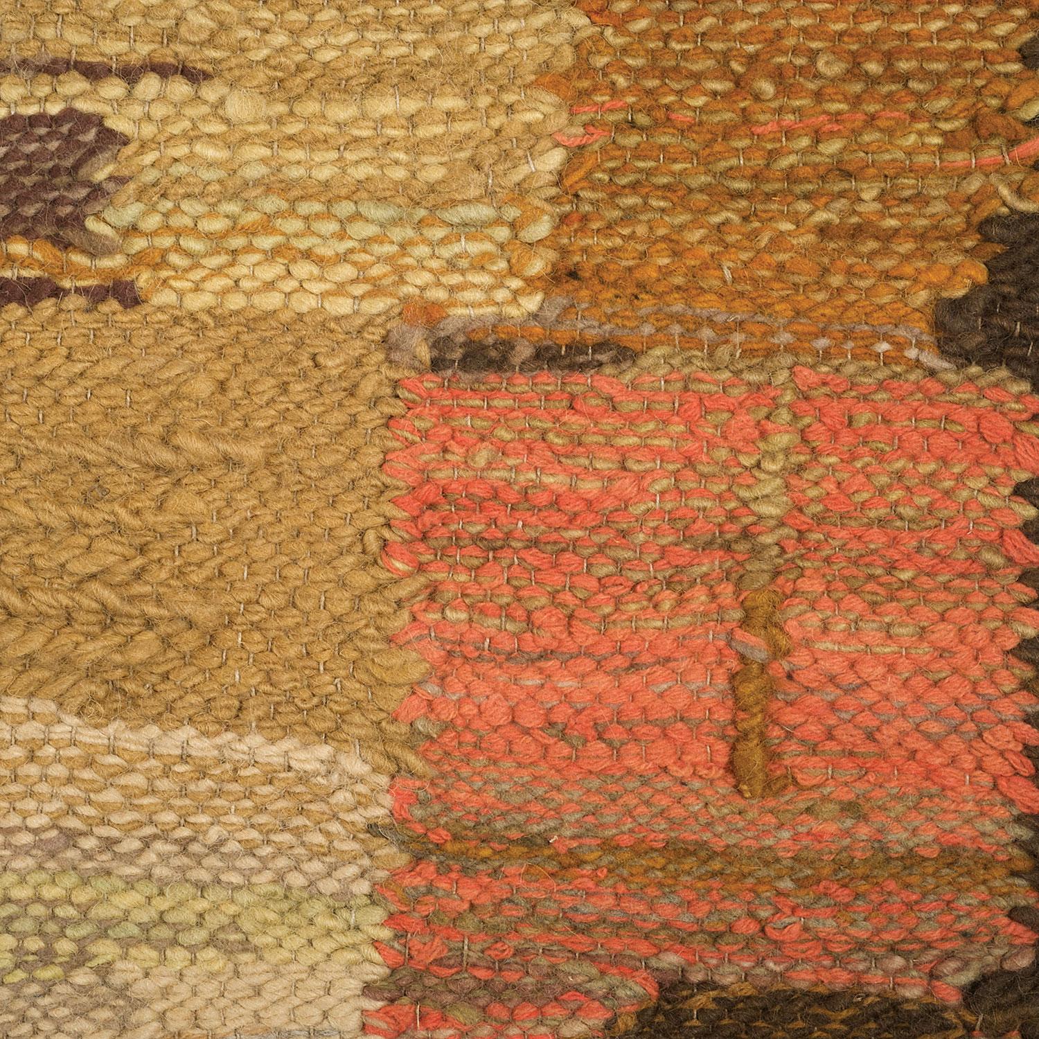 Rocas, Paisaje abstracto posmoderno Tapiz tejido, Escultura textil - Art Abstracto de Zofia Butrymowicz