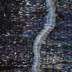 Odchodzacy (Partenza II), Arazzo astratto figurativo, scultura tessile