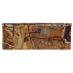 Signos Pétreos, Tapiz Tejido Abstracto Moderno de Mediados de Siglo, Escultura Textil de Pared