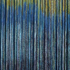 Biagga (Viento marino), Pintura tapiz abstracta contemporánea, Escultura mural