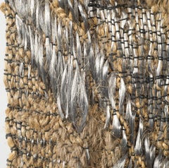 "Out of Body Experience II" Modern Polish Tapestry, Abstract Woven Wall Hanging