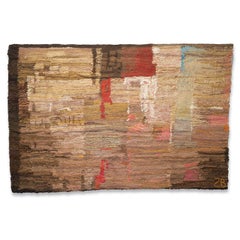 "Bella Pais" Post-Modern Abstract Polish Woven Tapestry, Textile Wall Hanging