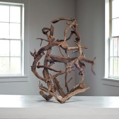 Sculpture d'arbre organique et abstraite « Dy Land Drifter »