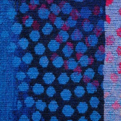 "Cobalt Haze", Jo Barker, arazzo colorato contemporaneo