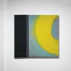 Lime Glow, Jo Barker, Tessuto colorato contemporaneo