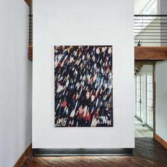 Movement, Contemporary Abstract Textile Wall Hanging by Grethe Sørensen