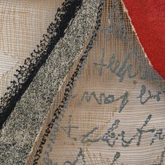 B'Still Life, Contemporary Textile Wall Hanging by Anda Klancic