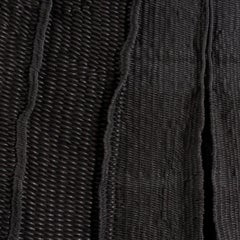 Black Shell, woven abstract wall sculpture by Federica Luzzi