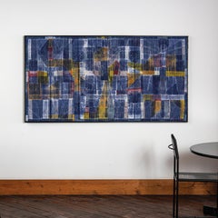 „“Abstract““ Neha Puri Dhir, zeitgenössische handgefärbte Textilien