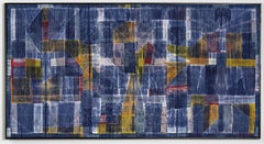 "Abstracto" Neha Puri Dhir, Textil contemporáneo teñido a mano